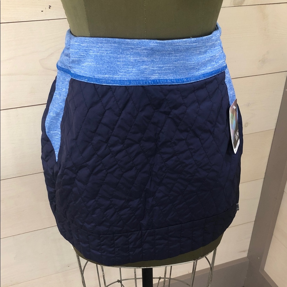 Mountain Hardwear Blue and Black Maxi Skirt